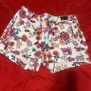 Zara Women's Floral Print Shorts - Multicolor